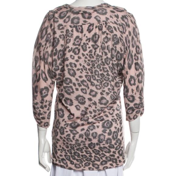 Rebecca Taylor Animal Print Plunge Sweater – EUC Size XS - Picture 4 of 4
